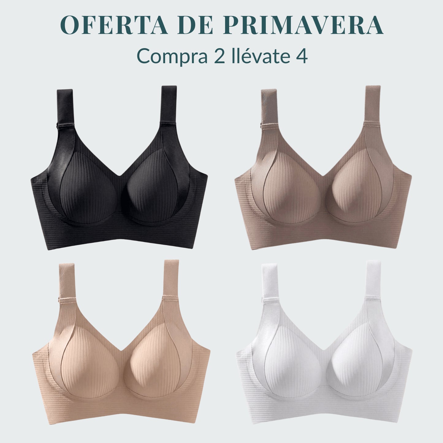 Brasier Cómodo y Sin Costuras.