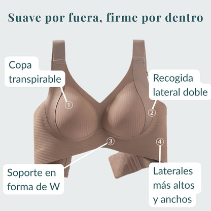 Brasier Cómodo y Sin Costuras.