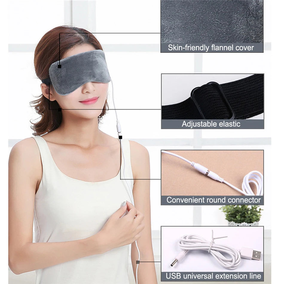 Antifaz térmico USB para ojos