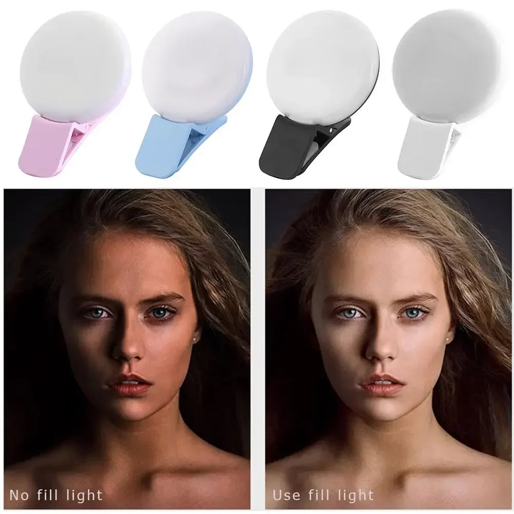 Aro de luz LED para móvil