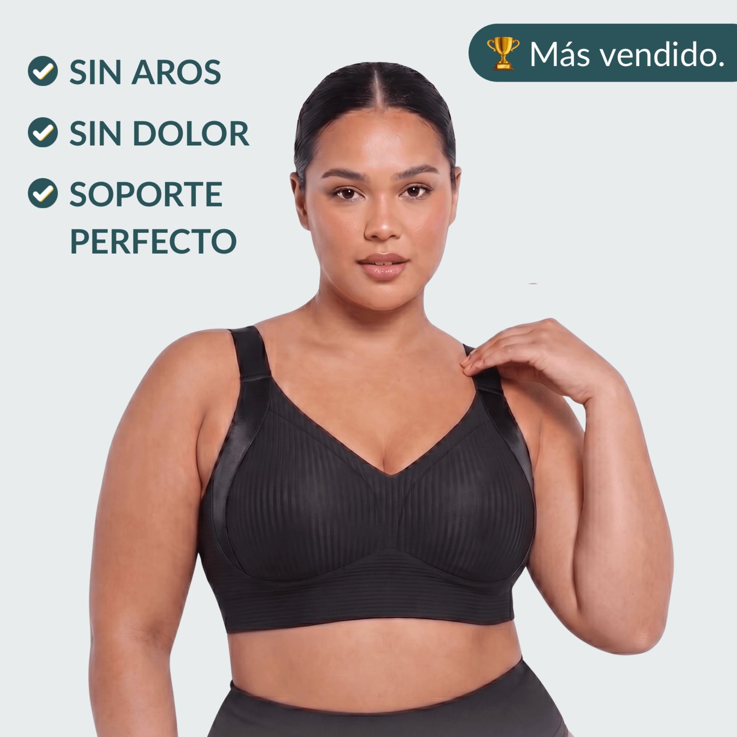 Brasier Cómodo y Sin Costuras.