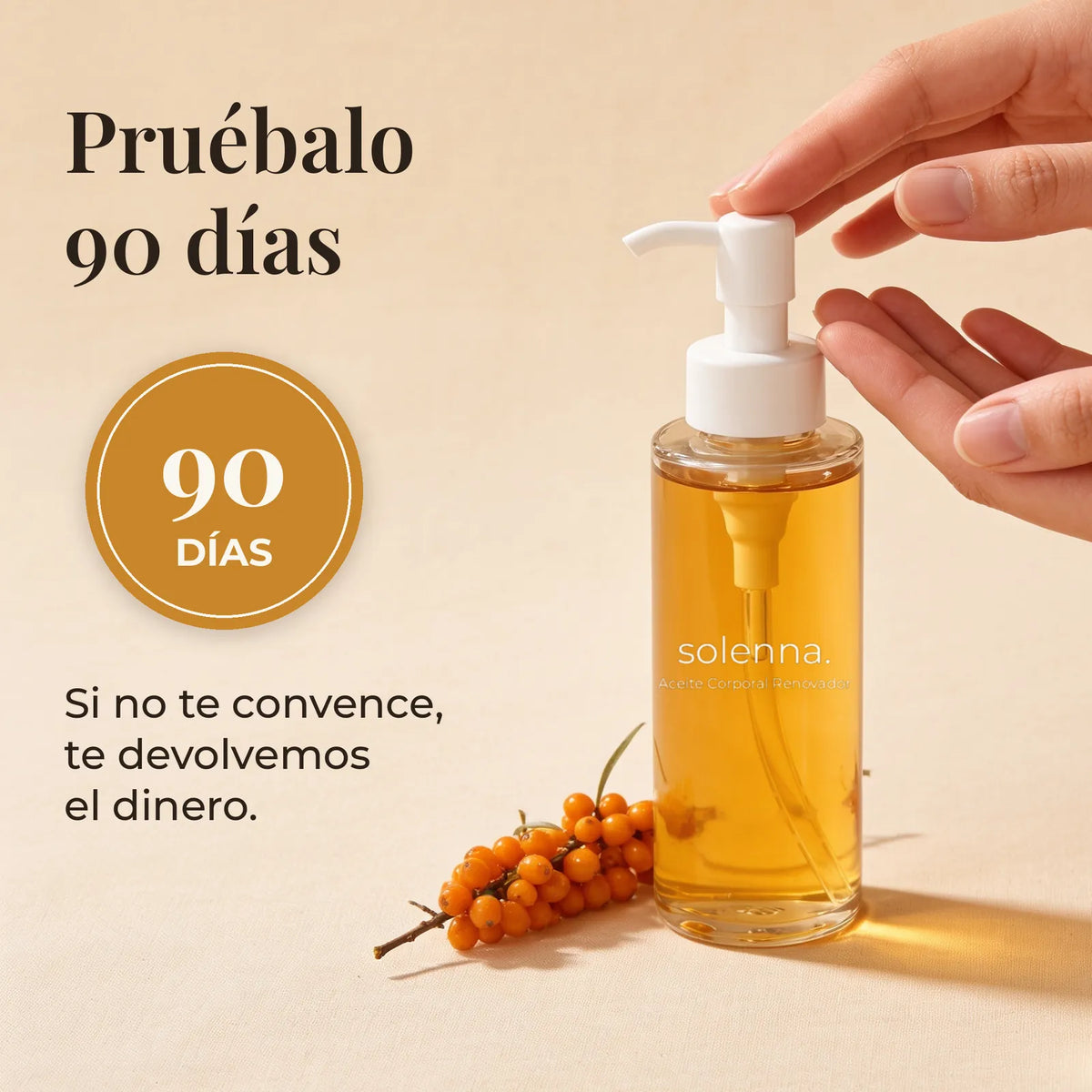 Solenna · Aceite Corporal Renovador